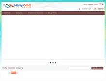 Tablet Screenshot of hanjayaonline.com